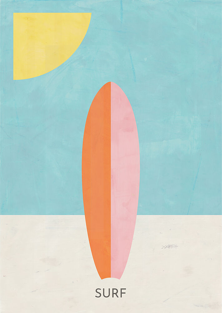 Surf art print by Ellen Greup for $57.95 CAD