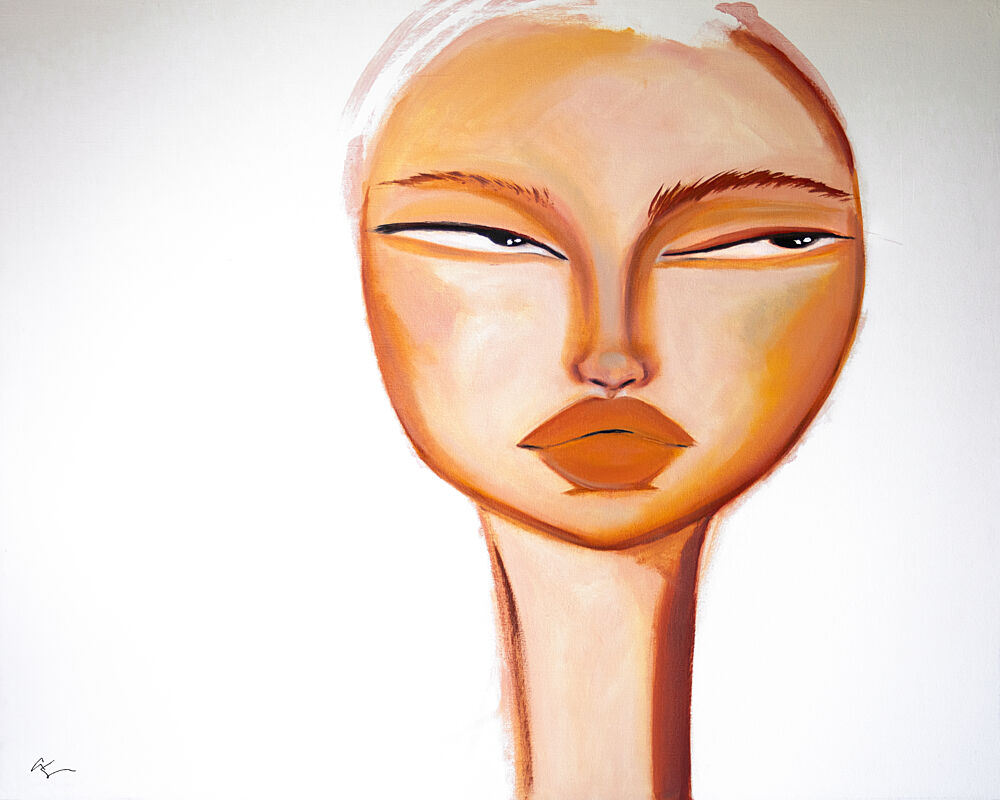 Sassy Side Eye art print by Amy Straley for $57.95 CAD