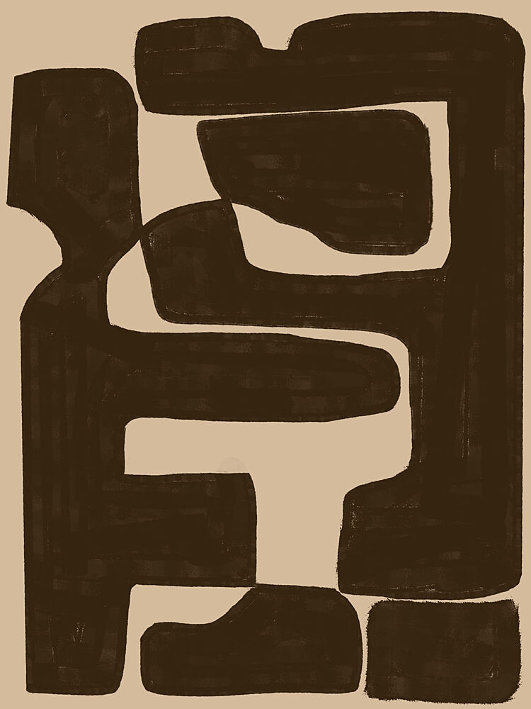 Earthy Abstract Forms art print by Cannavaro for $57.95 CAD