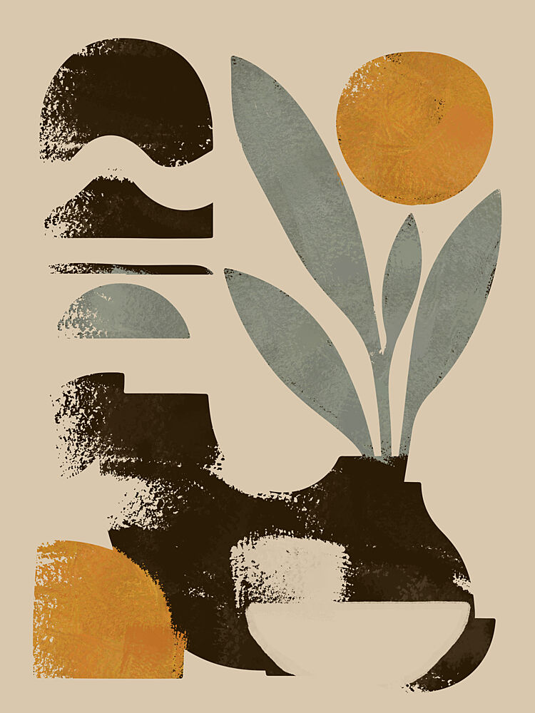Boho Still Life Shapes art print by Cannavaro for $57.95 CAD