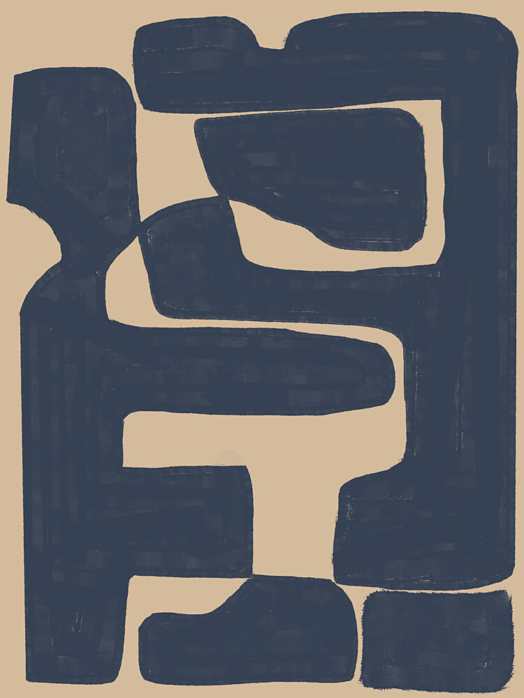 Modern Abstract Forms art print by Cannavaro for $57.95 CAD