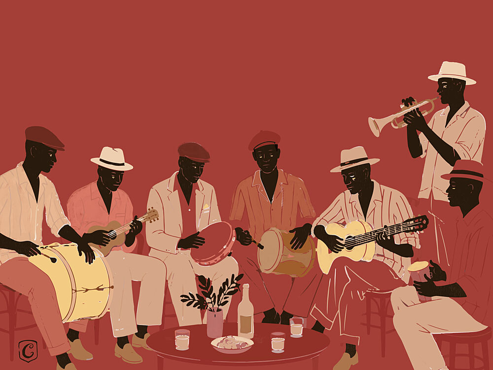 Musicians Jam Session art print by Cannavaro for $57.95 CAD
