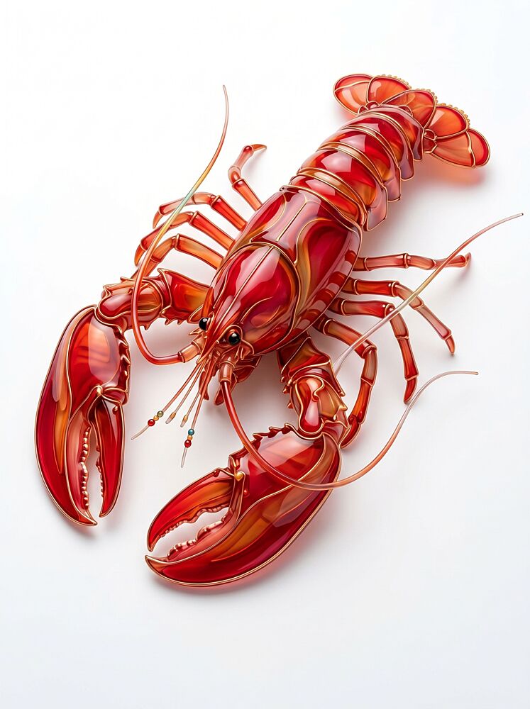 Gleaming Red Lobster art print by Markus Hermannsdorfer for $57.95 CAD
