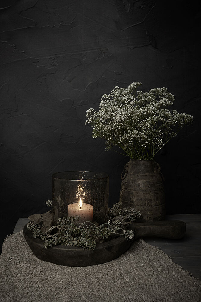 Cozy Candlelight Flowers art print by Mayra Pama for $57.95 CAD