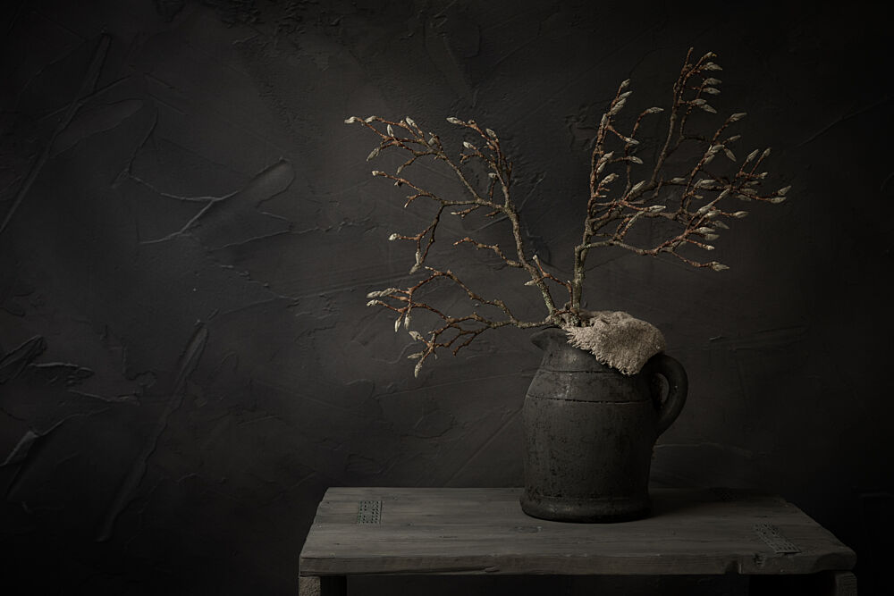 Moody Budding Branches art print by Mayra Pama for $57.95 CAD