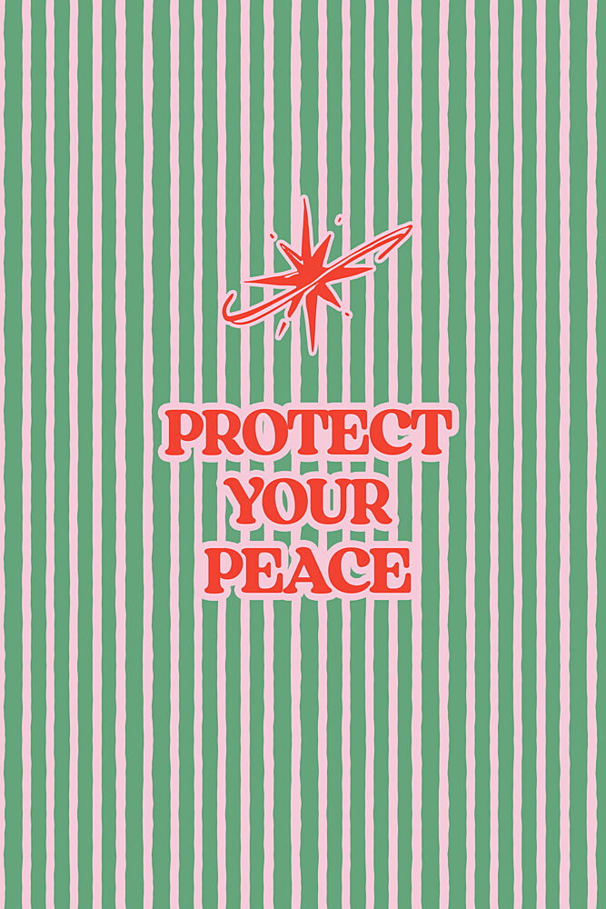 Protect Your Peace art print by Treechild for $57.95 CAD