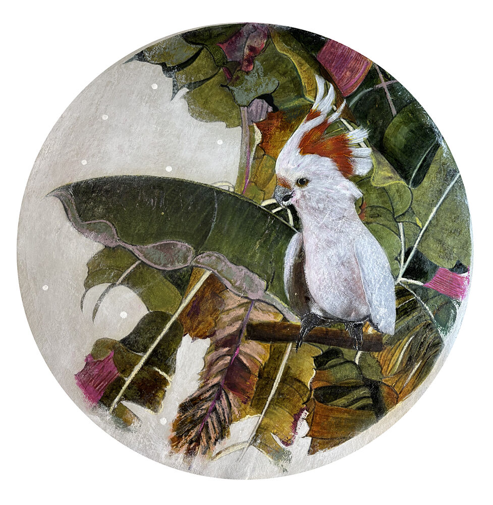 White Cockatoo in Jungle art print by Karenina Fabrizzi for $57.95 CAD