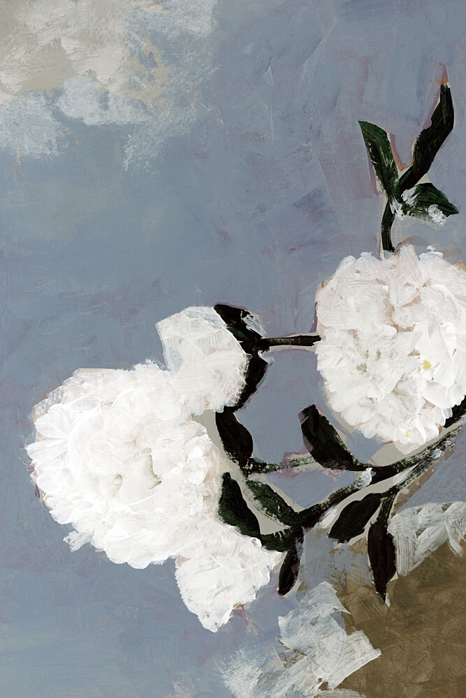 Soft Blue Flowers art print by Cartissi for $57.95 CAD