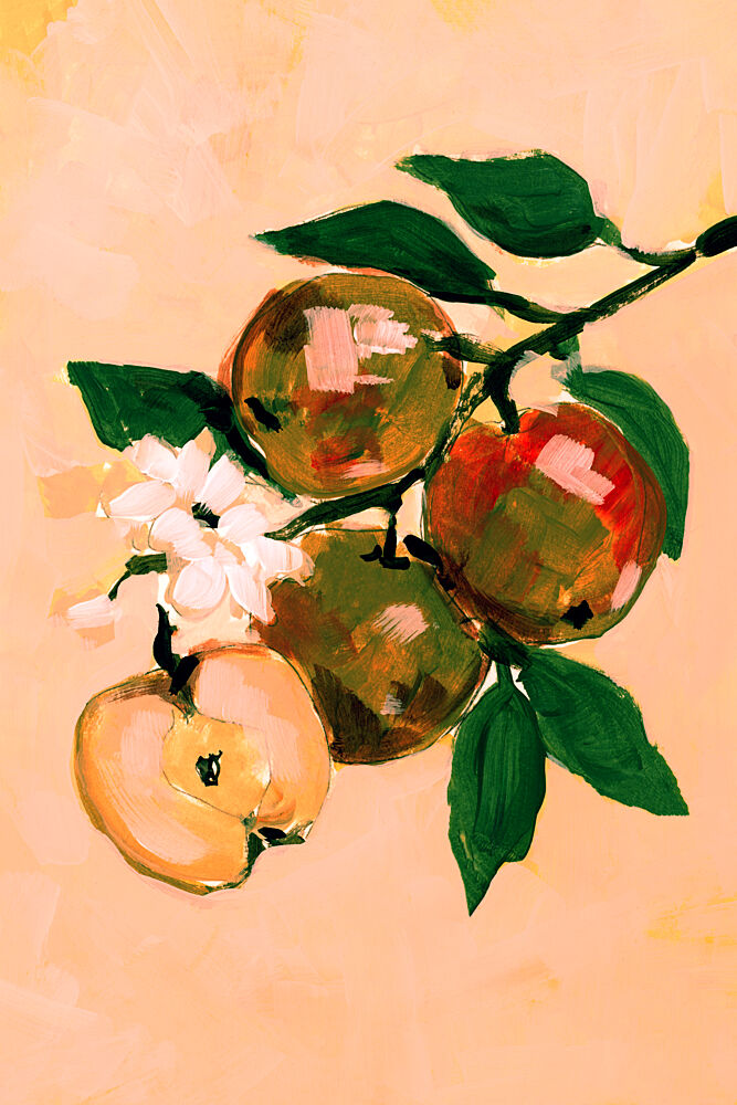 Apple Branch Blossoms art print by Cartissi for $57.95 CAD