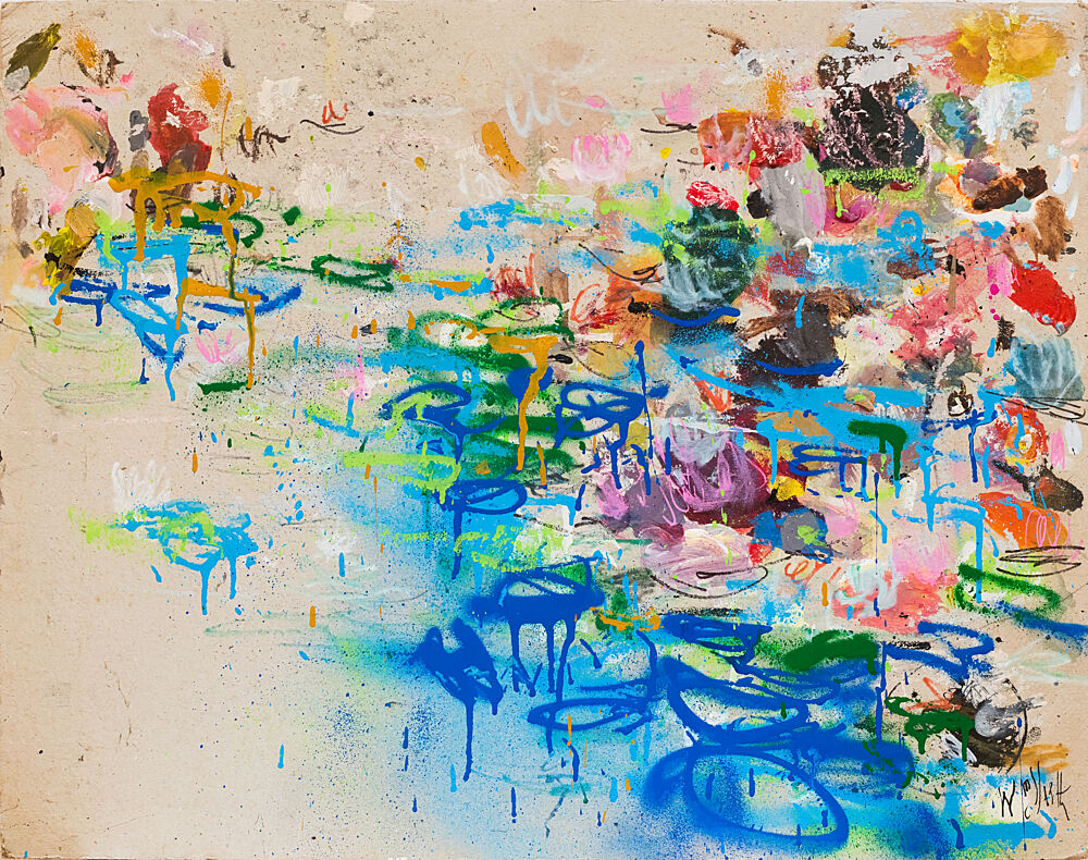 Vibrant Abstract Drips art print by Wayne Sleeth for $57.95 CAD