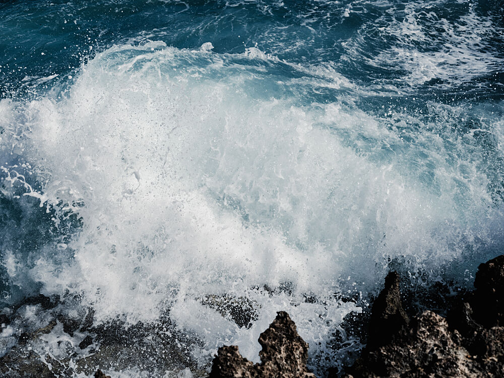 Crashing Ocean Wave art print by Photolovers for $57.95 CAD