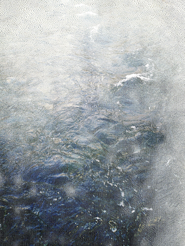 Dynamic Blue Water art print by Angelo Cerantola for $57.95 CAD