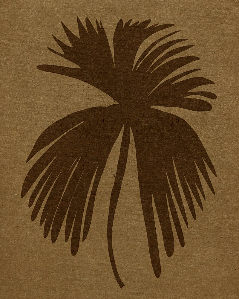 Dark Palm Frond art print by Josie George for $57.95 CAD
