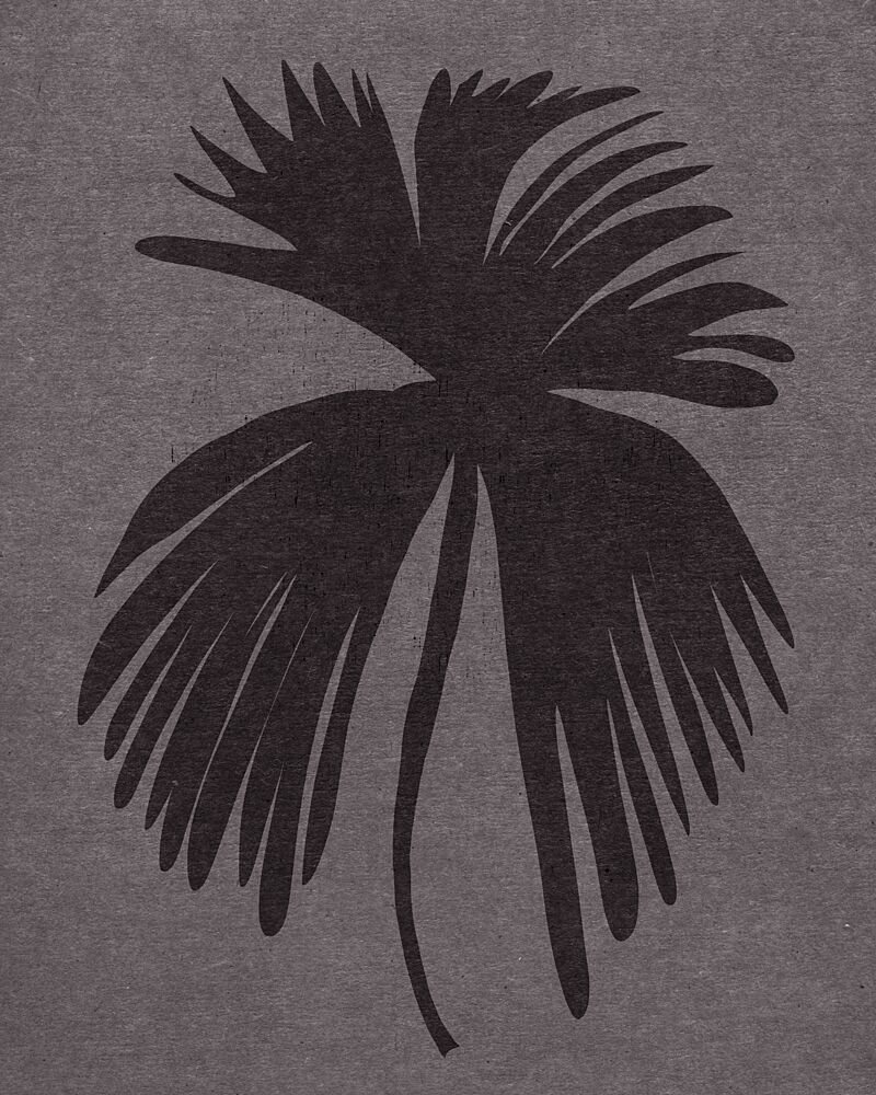 Dark Palm Leaf art print by Josie George for $57.95 CAD