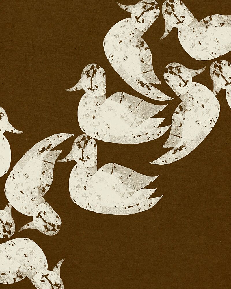 Rustic Duck Pattern art print by Josie George for $57.95 CAD