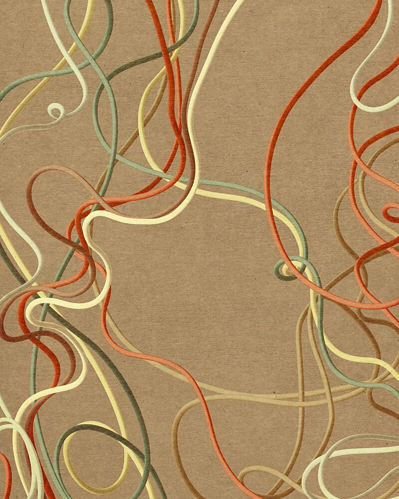 Flowing Abstract Lines art print by Josie George for $57.95 CAD