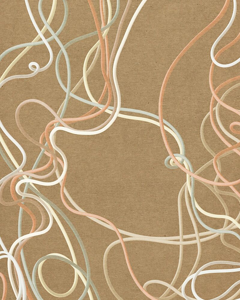 Soft Tangled Lines art print by Josie George for $57.95 CAD