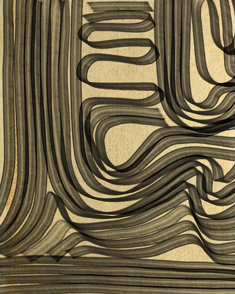 Fluid Black Lines art print by Josie George for $57.95 CAD