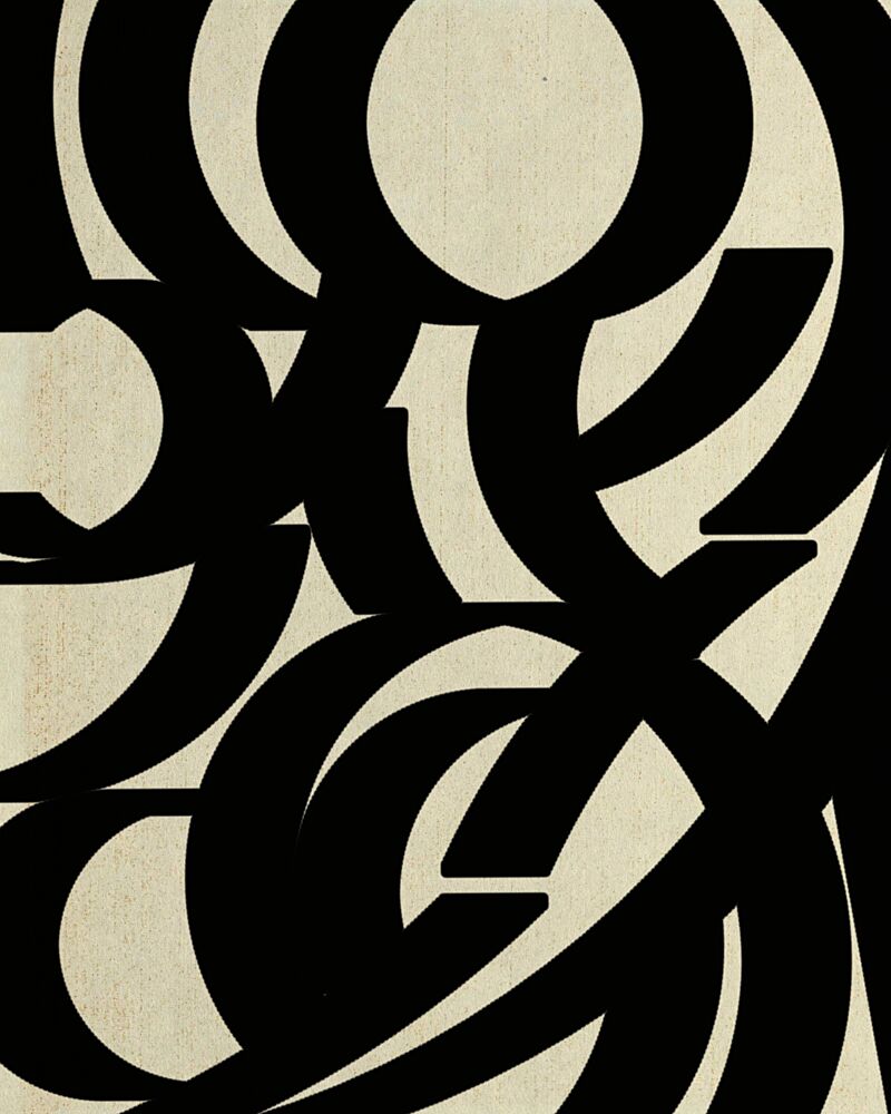Bold Numeric Overlap art print by Josie George for $57.95 CAD