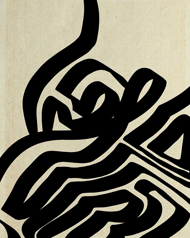 Bold Abstract Curves art print by Josie George for $57.95 CAD