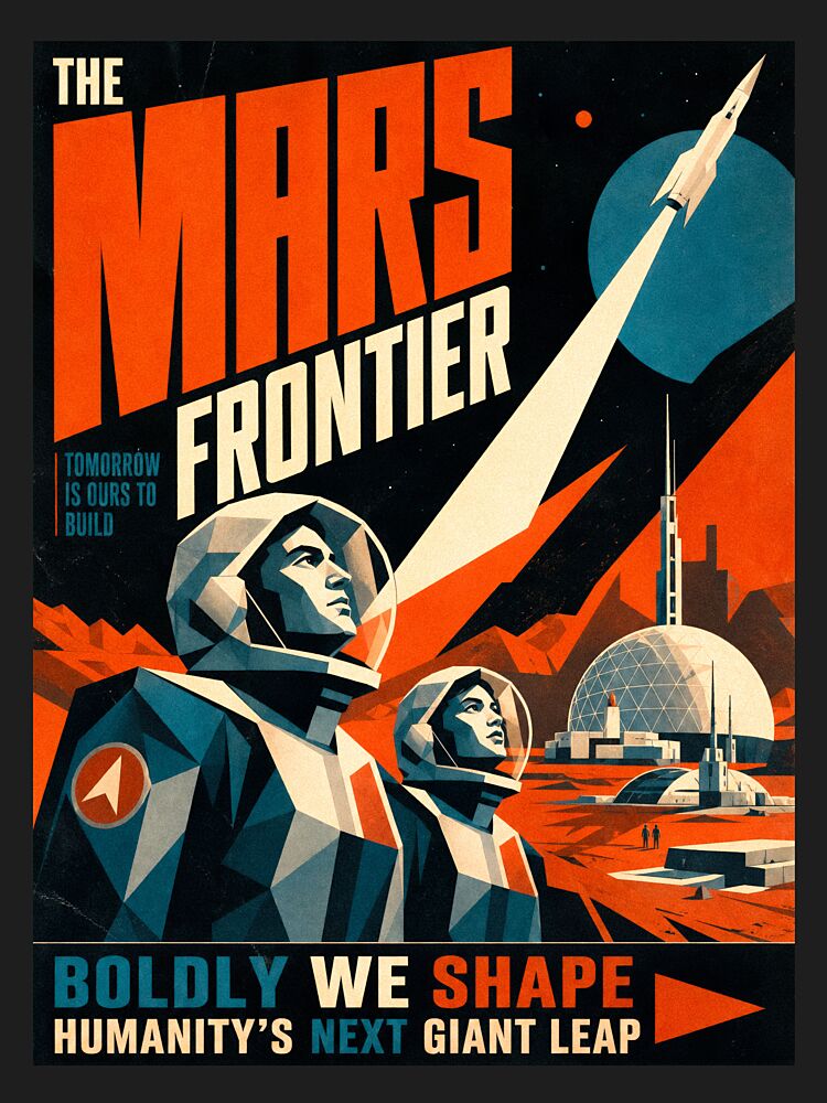 Bold Mars Frontier art print by Taudalpoi for $57.95 CAD