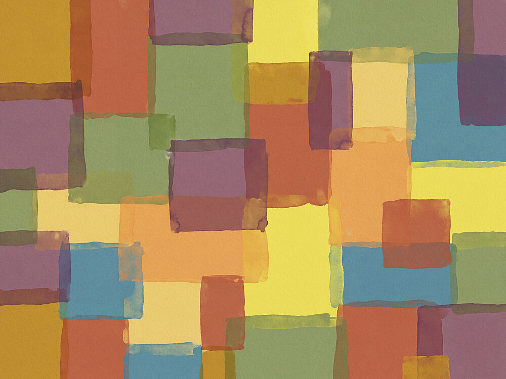Abstract Color Blocks art print by Andreas Magnusson for $57.95 CAD