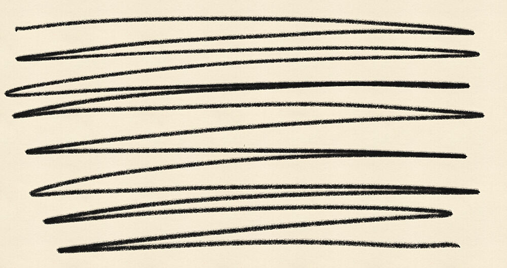 Wavy Black Lines art print by Nicholas for $57.95 CAD