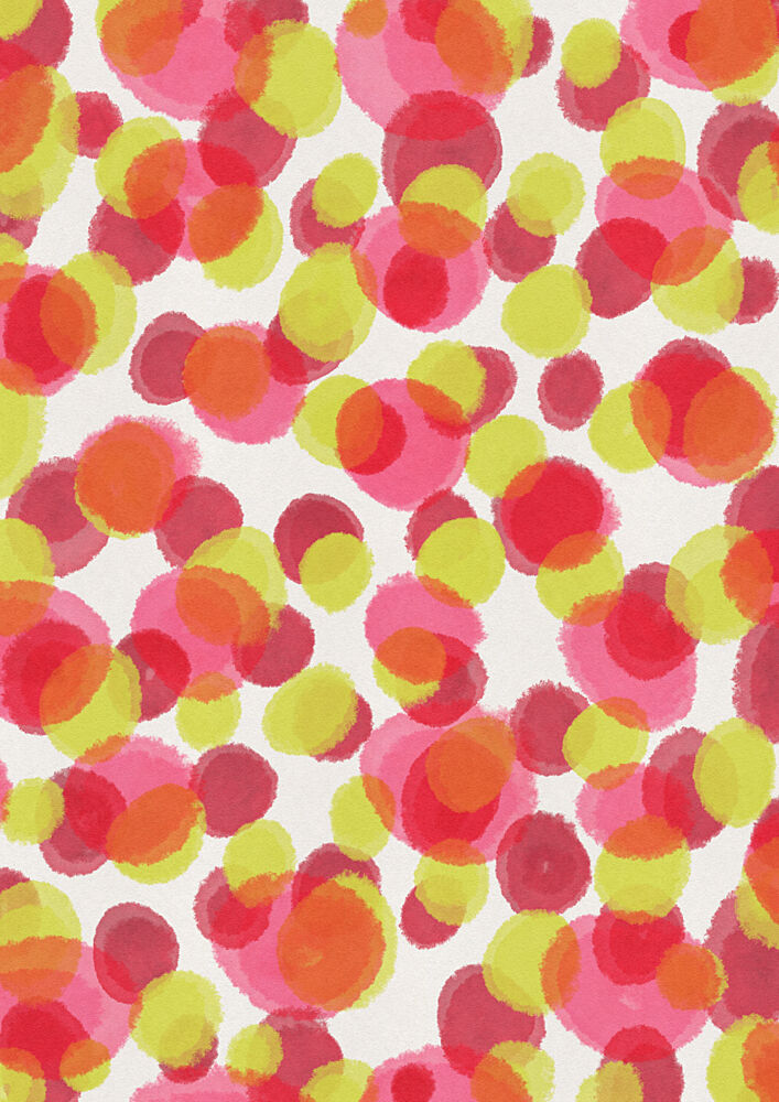 Vibrant Abstract Dots art print by Nicholas for $57.95 CAD