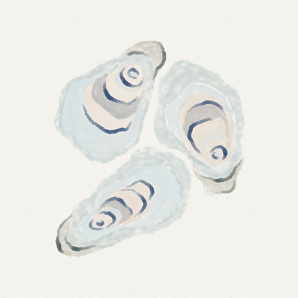 Blue Oysters art print by Carrie Cantwell for $57.95 CAD