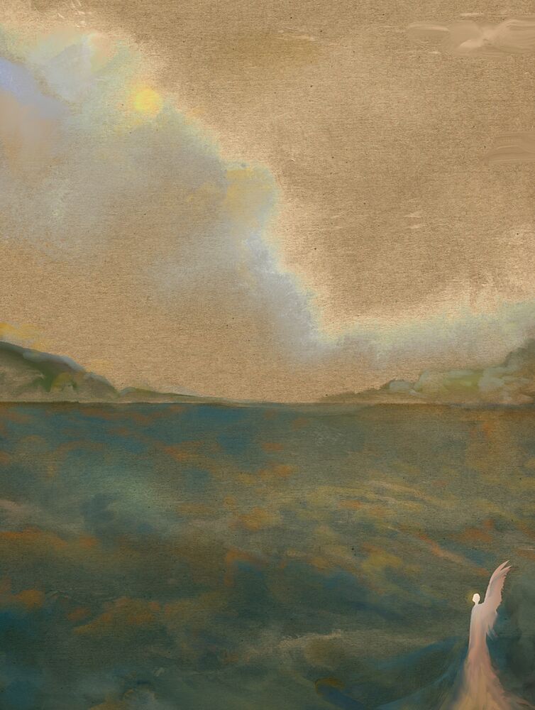 Ocean Glow Figure art print by Josie George for $57.95 CAD