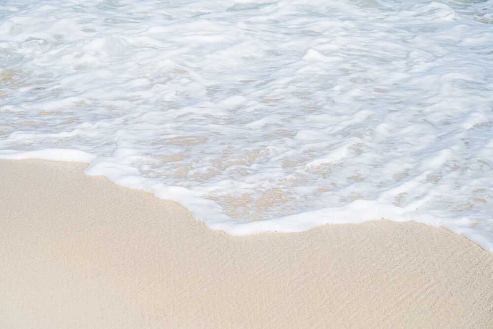 Gentle Beach Waves art print by Photolovers for $57.95 CAD