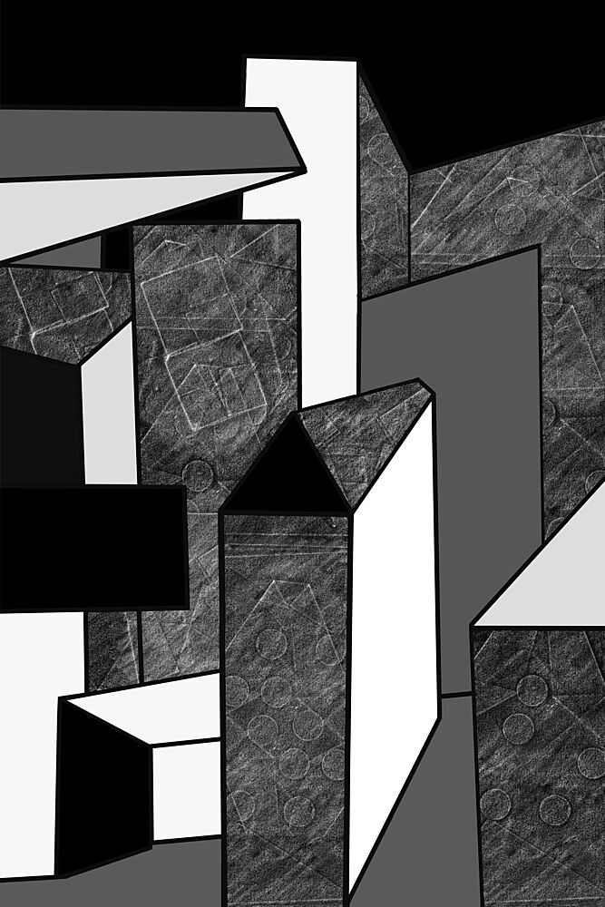 Abstract Urban Geometry art print by Danushka Abeygoda for $57.95 CAD
