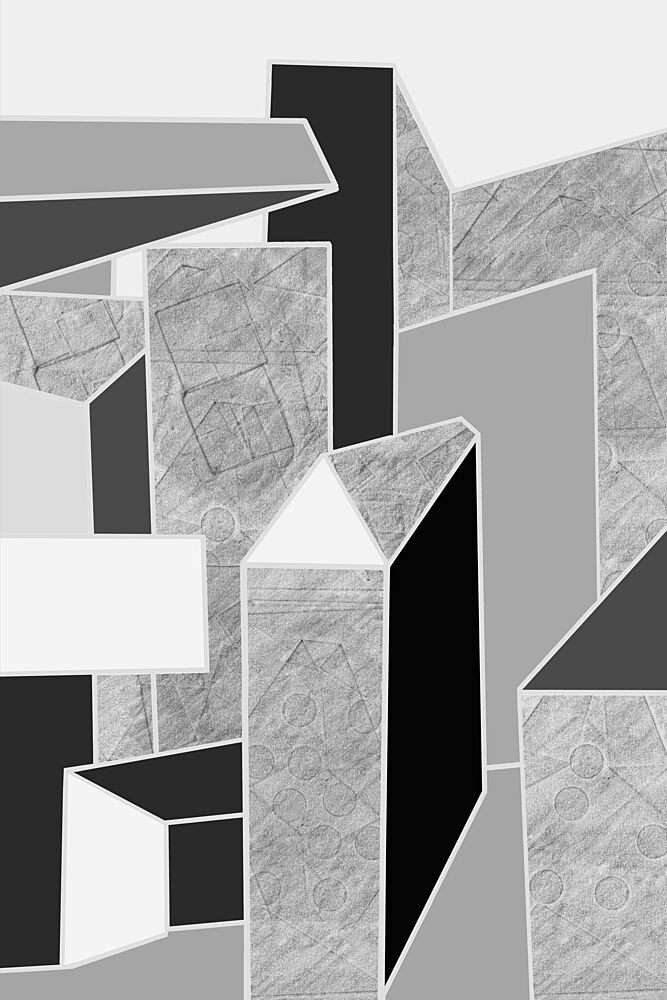 Urban Geometry Abstract art print by Danushka Abeygoda for $57.95 CAD