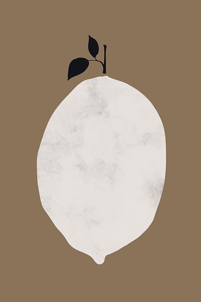 Minimal Lemon Still Life art print by Danushka Abeygoda for $57.95 CAD