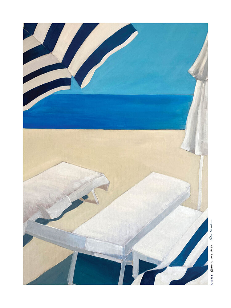 Summer Beach Getaway art print by Alex Nereuta for $57.95 CAD