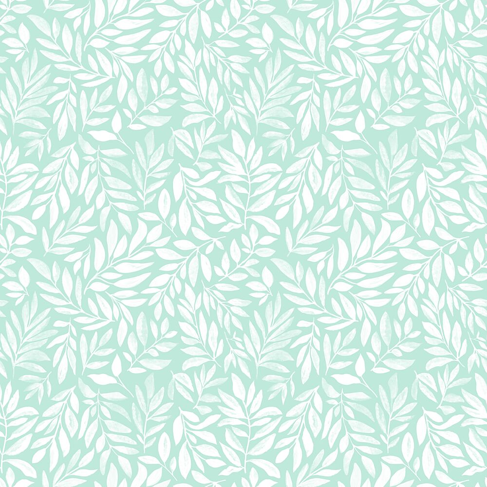Mint Botanical Flow art print by Kristian Gallagher for $57.95 CAD