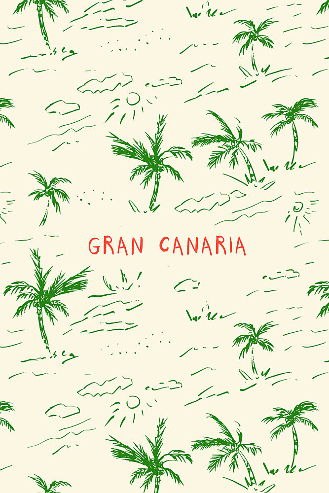 Gran Canaria Palm Paradise art print by Treechild for $57.95 CAD