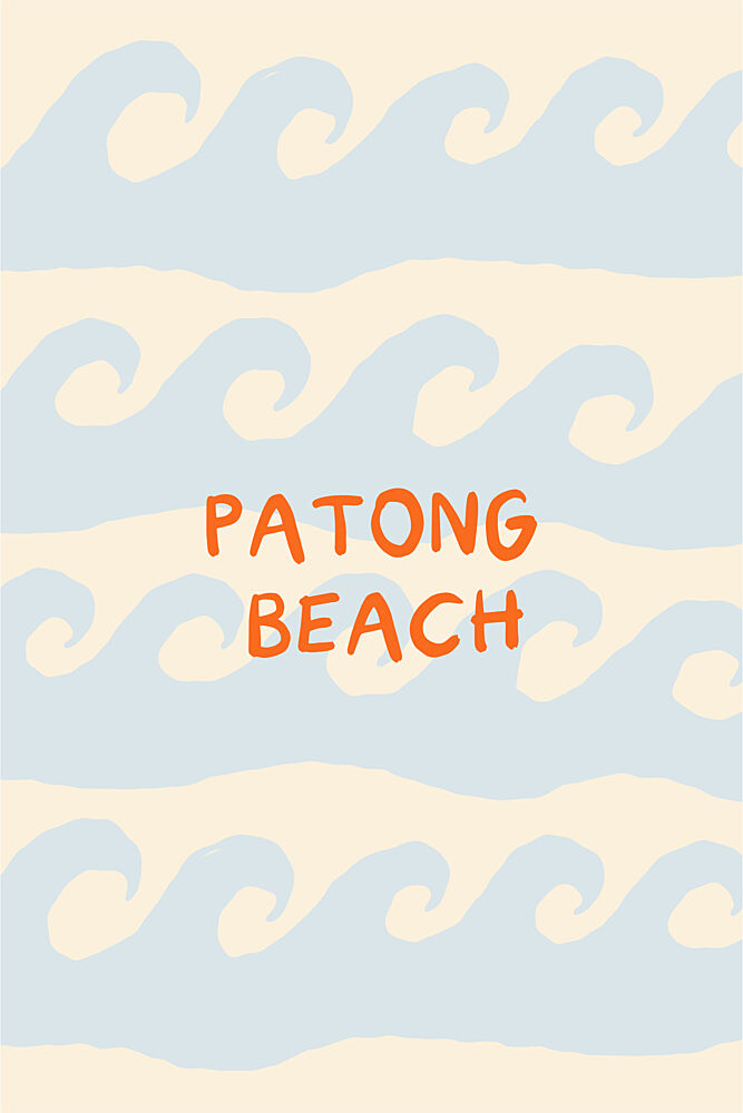 Patong Beach Waves art print by Treechild for $57.95 CAD