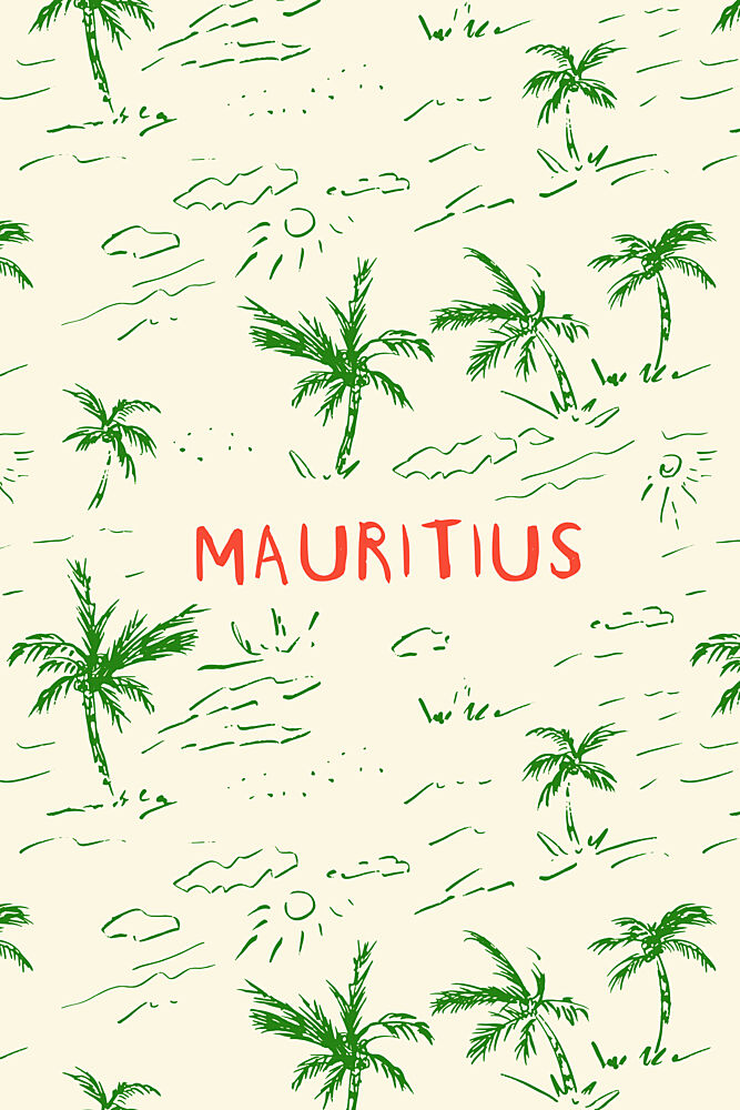Mauritius Tropical Palms art print by Treechild for $57.95 CAD