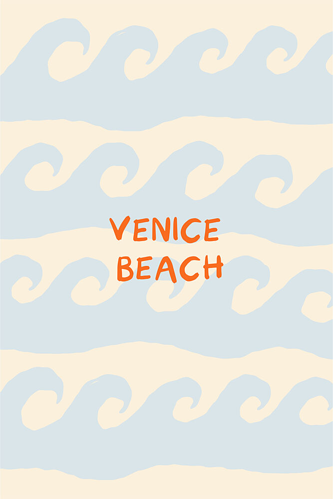 Venice Beach Waves art print by Treechild for $57.95 CAD