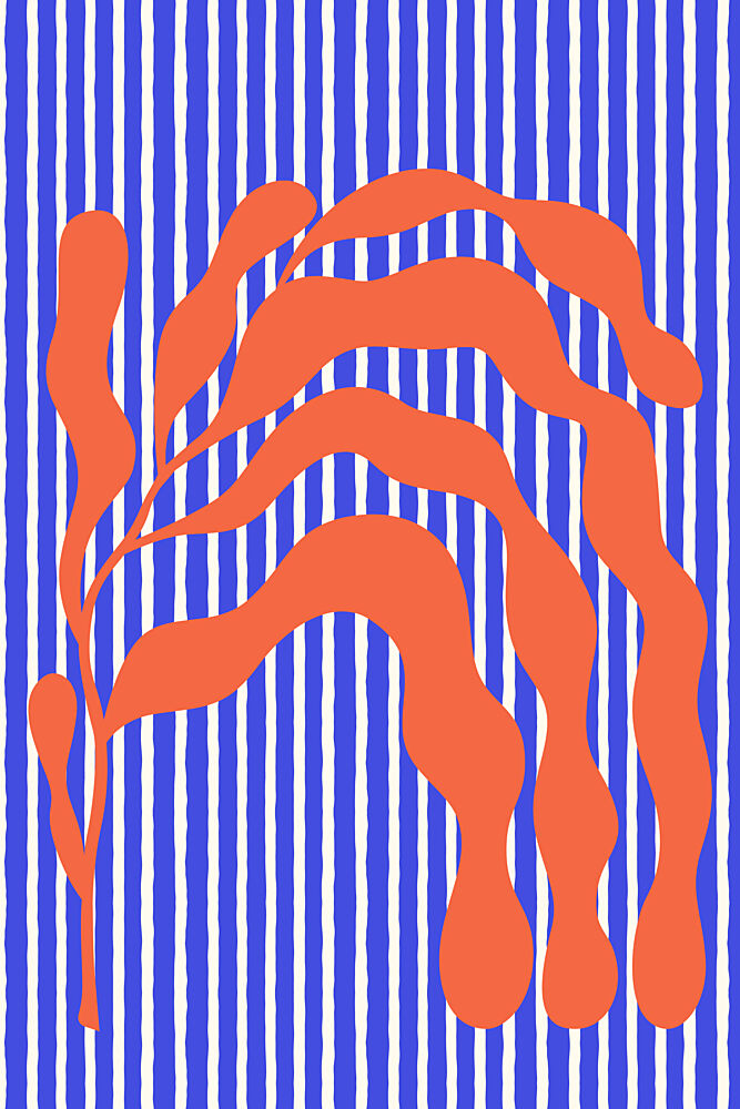 Flowing Marine Stripes art print by Treechild for $57.95 CAD