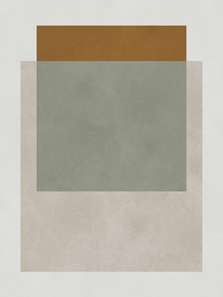 Earthy Color Block Layers art print by Vitor Costa for $57.95 CAD