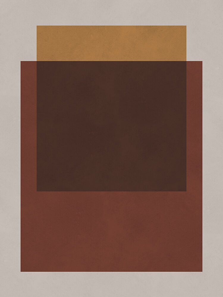 Earthy Geometric Blocks art print by Vitor Costa for $57.95 CAD