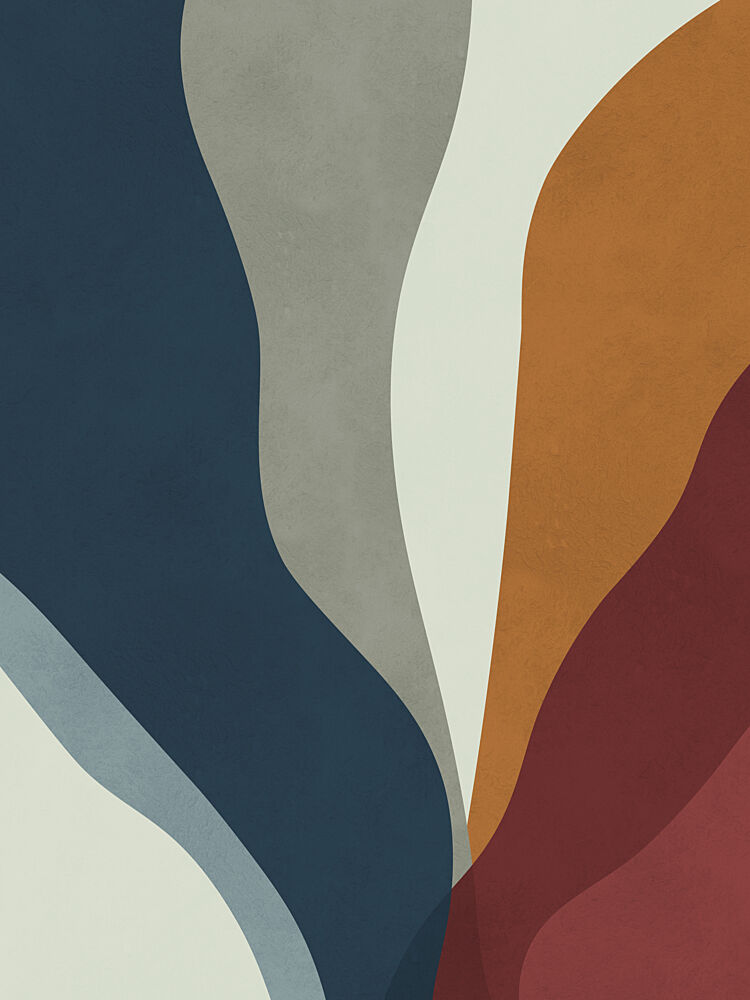 Serene Color Flow art print by Vitor Costa for $57.95 CAD