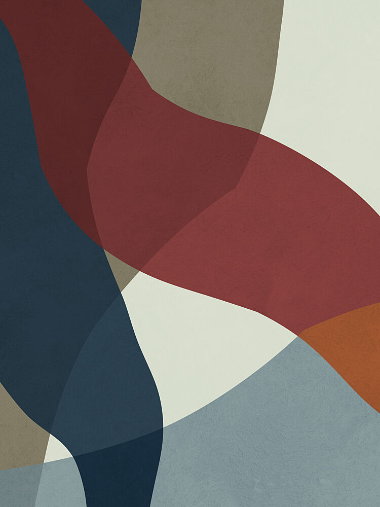 Flowing Color Abstraction art print by Vitor Costa for $57.95 CAD