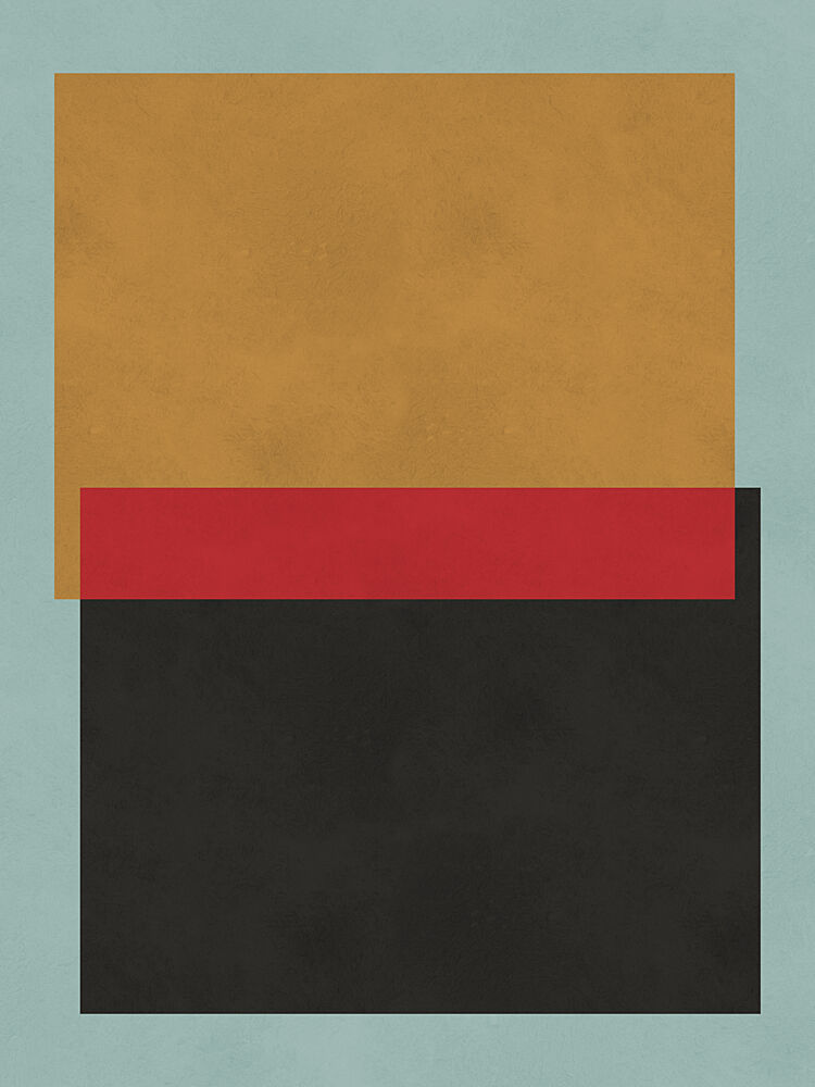 Geometric Color Block art print by Vitor Costa for $57.95 CAD