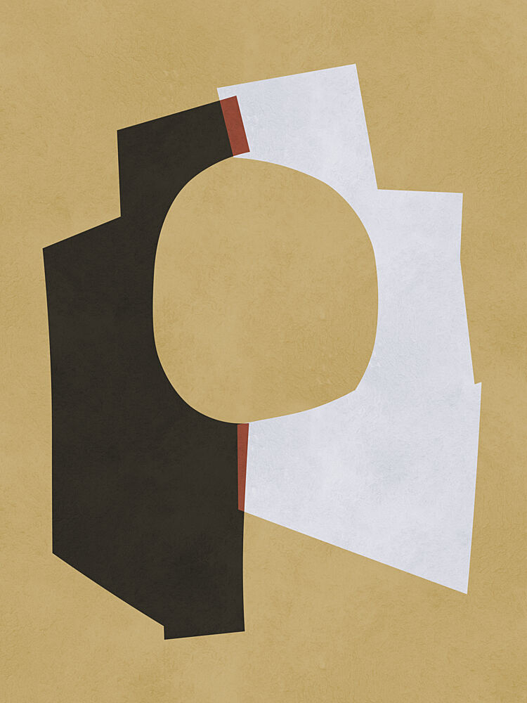 Modern Neutral Shapes art print by Vitor Costa for $57.95 CAD