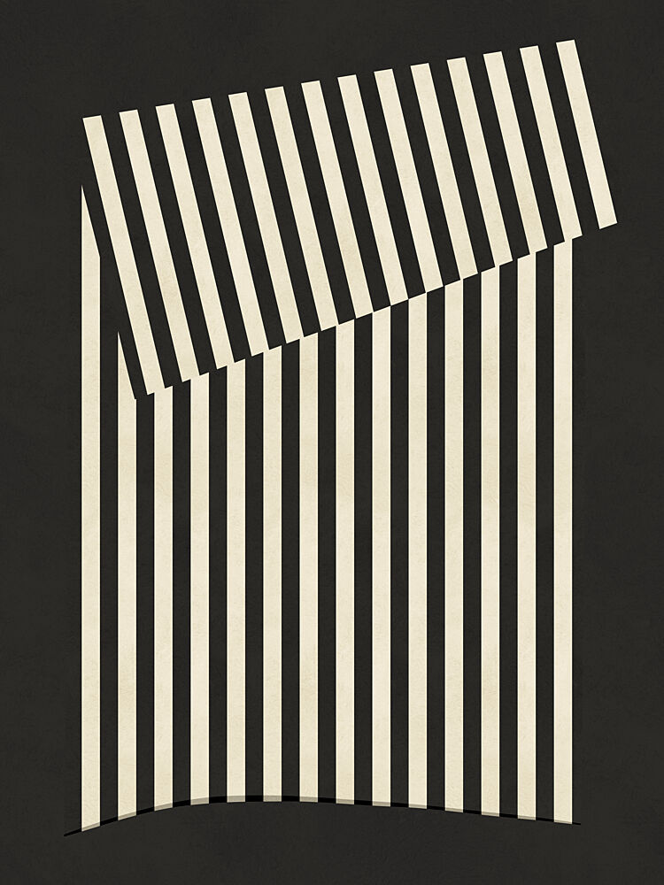 Abstract Striped Geometry art print by Vitor Costa for $57.95 CAD