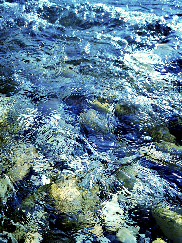 Shimmering Blue Water art print by Angelo Cerantola for $57.95 CAD