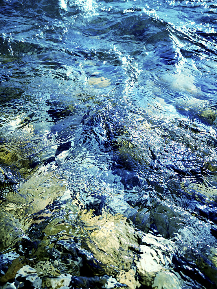 Vibrant Flowing Water art print by Angelo Cerantola for $57.95 CAD